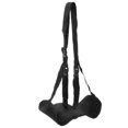 thumbnail image 3 of Reposapiés portátil ajustable de diseño ergonómico y transpirable en color negro para mayor comodidad en viajes y en la oficina, 3 of 8