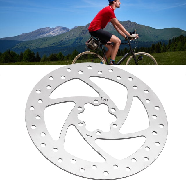Bicycle Disc Brake Rotors, Bike Brake Disc Rotor Practical Easy To Install Steel for Bike Conversion 160mm,120mm