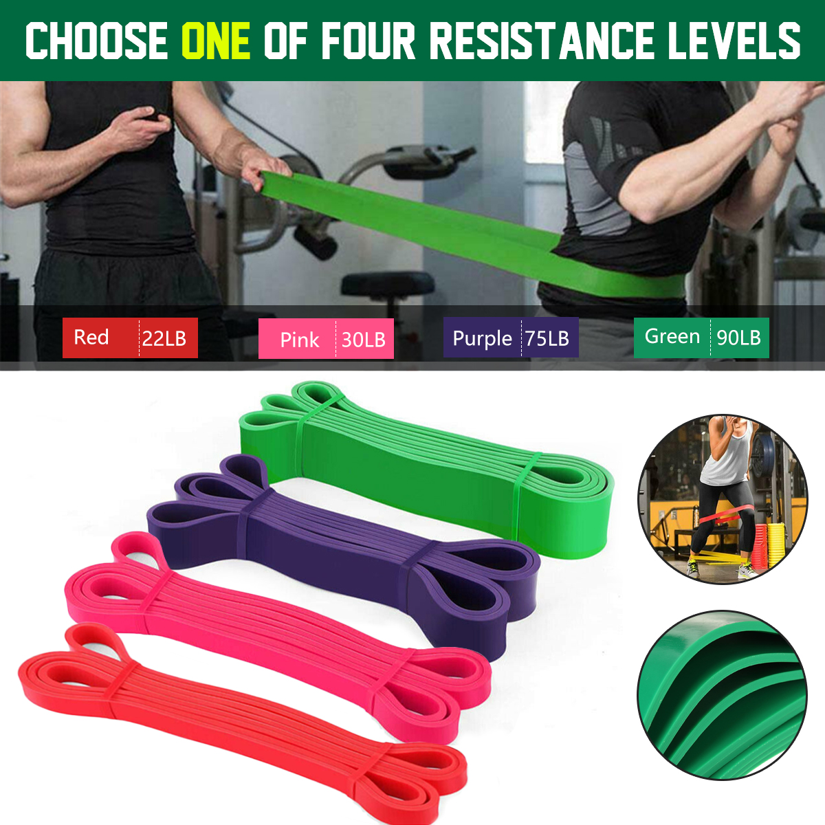 Pull up Resistance and Assist Bands, Workout Bands