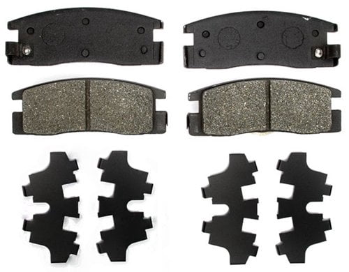 Raybestos PGD398M Professional Grade Semi-Metallic Disc Brake Pad Set