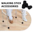 thumbnail image 1 of HONMEET 4Pcs Round Rubber Tips for Walkers Easy Installation, 1 of 8