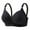 Black, variant on Plus Size Wireless Push Up Bra - Full Coverage Adjustable Lift | Breathable Non-Padded Support for Everyday Comfort