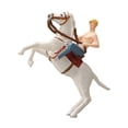 thumbnail image 4 of Escala 1:64 Hombre a caballo, modelo de personas 1/64, accesorios de simulación de colección, figuras de paisajes Diorama para decoración de escenas Hugo Figuras de personas, 4 of 10