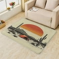 thumbnail image 2 of Cactus Rugs for Bedroom - 5x8 Rug - Cactus Rug - Cacti Western Desert Area Rug - Adventure Sunset Rugs - Boys Wild West Carpet, 2 of 7
