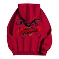 thumbnail image 5 of WEAIXIMIUNG Sweat à Capuche Imprimé de Maternité à Fermeture Éclair pour Femmes en Automne et Hiver, 5 of 5