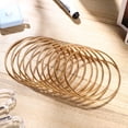 thumbnail image 2 of SHISUYAN 10pcs Craft Metal Hoops Dreamcatcher Rings DIY Metal Rings Wall Hanging Craft Hoops DIY Wreath Metal Rings, 2 of 7