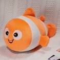 thumbnail image 2 of Muñeca de peluche con dibujos animados de pez payaso, 30 cm, peluche suave, marino, 2 of 2