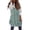 Mint Green 27, variant on Women's Hooded Quilted Long Puffer Vest Sleeveless Full Zipper down Jacket Coats with Pockets