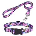thumbnail image 1 of Set de collar y correa para perros Mihqy Bohemia Floral, 1 of 4
