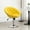 Yellow, variant on Blue Velvet Chair with 360-Degree Rotation - Refresh Your Patio Setting