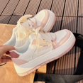 thumbnail image 1 of Zapatos casuales blancos de gran apariencia y populares que combinan con todo para mujer Zapatillas de suela gruesa de estilo coreano para verano y otoño, 1 of 5