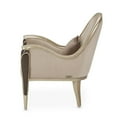 thumbnail image 6 of Michael Amini Villa Cherie Accent Velvet Chair in Porcini/Hazelnut Brown, 6 of 14