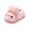 02_Pink, variant on GPOECD Slippers for Girls Rabbit Cartoon Shape Winter Warm Soft Non Indoor Footwear for Little Kids Cute Slippers Winter Home