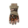 thumbnail image 4 of UngA Kids Winter Snow Ski Gloves for Boys Girls Children, Snowboard Waterproof Outdoor Warm Fleece Gloves for Cold Weather (Khaki,6-8 Years), 4 of 4