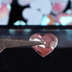 thumbnail image 3 of Decoración de uñas en 3D con parte posterior plana y forma de corazón de cristal, diamantes de imitación con purpurina, 3 of 5