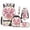 Cute Axolotl Donut, variant on Uorisanigo 5 PCS Kids' Backpacks Set Travel School Backpack Set Highland Cow Butterfly Bookbag Student Book Bag with Lunch Box Pencil Bag Water Bottle Sleeve Keychain for Primary Middle School Girls