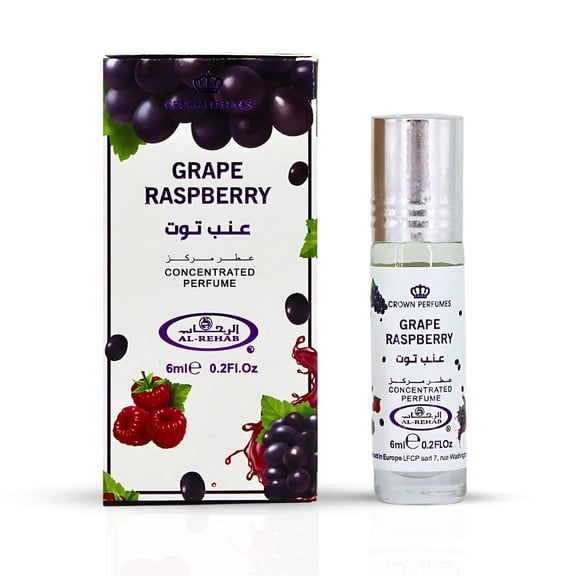 Grape Raspberry Perfume Oil CPO 6ml (0.2 oz) by Al Rehab