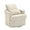 White + Teddy, variant on BISHE Modern Teddy Recliner Chair with 360° Swivel, Comfy Barrel Accent Armchair with Cushions, Upholstered Lounge Chair for Living Room, Bedroom, Nursery, Apartment, Gray Teddy