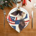 thumbnail image 6 of Iauyy Satin Napkins Set of 6- Eagle-elag Pattern1 DIY Printing Decoration Cloth Napkin- Easy Care for Home/Party, 6 of 8