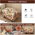 thumbnail image 2 of DssengPrinted Storage Ottoman Slipcover  Stretch Stool Cover Footrest Sofa Slipcovers Rectangle Footstool Protector Covers 24-25.6in, 2 of 12