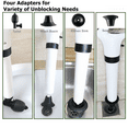 KOOYORK Toilet Plunger, Drain Clog Remover, Heavy Duty Unclogger for