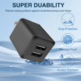 thumbnail image 3 of Cargador de Pared USB REKNA de Doble Puerto 110V Carga Rápida, 3 of 7