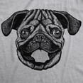 thumbnail image 4 of Ask Me About My Pug Face Flip T Shirt Funny Dog Dad Lover Owner Gift Hilarious Graphic Tees, 4 of 9
