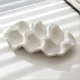 thumbnail image 3 of Egg Tray Jewelry Ring Necklace Earrings Storage Display Plate White, 3 of 5