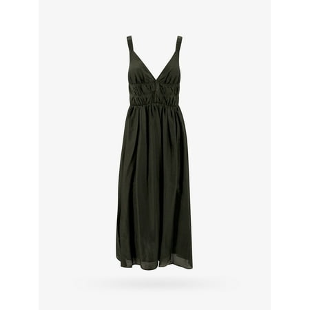 

SEMICOUTURE DRESS WOMAN Green LONG DRESSES