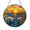Acrylic 3.5 Inch, variant on Tropical Ocean Scene Window Hanging – Glass Style Art1701