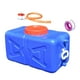 thumbnail image 3 of Contenedor de almacenamiento de agua potable Cubo de almacenamiento horizontal A prueba de fugas Gran capacidad azul 30 kg, 3 of 9