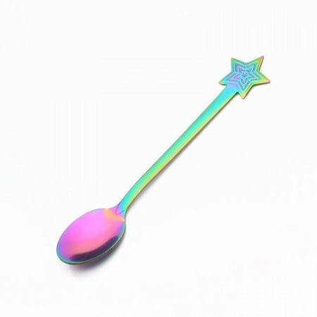 

Clearance Creative Stainless Steel Coffee Spoon Gold Plateing Christmas Decor Spoon Dessert Stir Spoon Tableware Xmas Gift Dinnerware