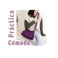 thumbnail image 4 of Bolsa Mochila Cruzada Xtellar Mujer Casual Viaje color negro, 4 of 4