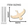 thumbnail image 2 of Unfinished Wood Flying Duck Shape - Animal - Wildlife - Craft - up to 46" DIY 18" / 1/8", 2 of 3