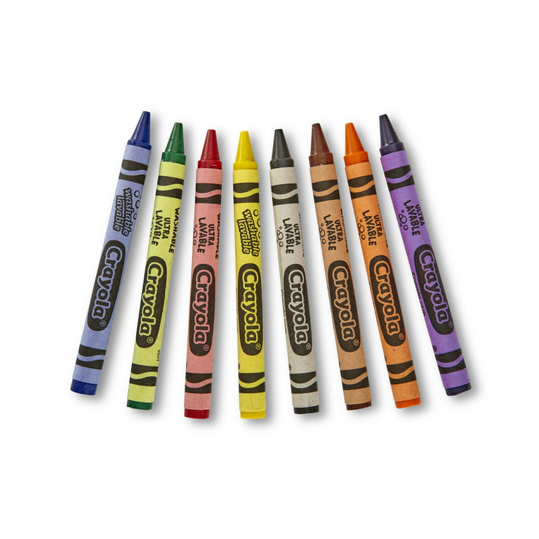 Crayola Ultra Clean Washable Large Crayons 8 ct, 8 pk - Kroger