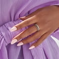 thumbnail image 3 of KISS imPRESS No Glue Needed Press On Nails, Color, Brushed pale, Pink, Medium Almond, 30 Count, 3 of 5