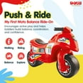 thumbnail image 2 of DOLU My First Moto Balance Bike Ride-On, Foot-Powered Balancing Toddler Toy, Blue, 2 of 6