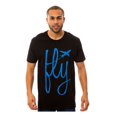 thumbnail image 2 of Fly Society Mens The Airplane Fly Graphic T-Shirt, Black, Small, 2 of 2