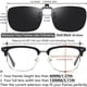 thumbnail image 4 of Gafas de Sol Clip-On Polarizadas CAXMAN para Anteojos Recetados, 4 of 6