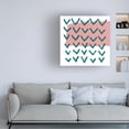 thumbnail image 4 of Canvas Wall Art - June Erica Vess 'Chromatic Semaphor IV' Wall Art for Living Room, Bedroom, or Office Décor by Trademark Fine Art - 14 x 14 Inches, 4 of 4