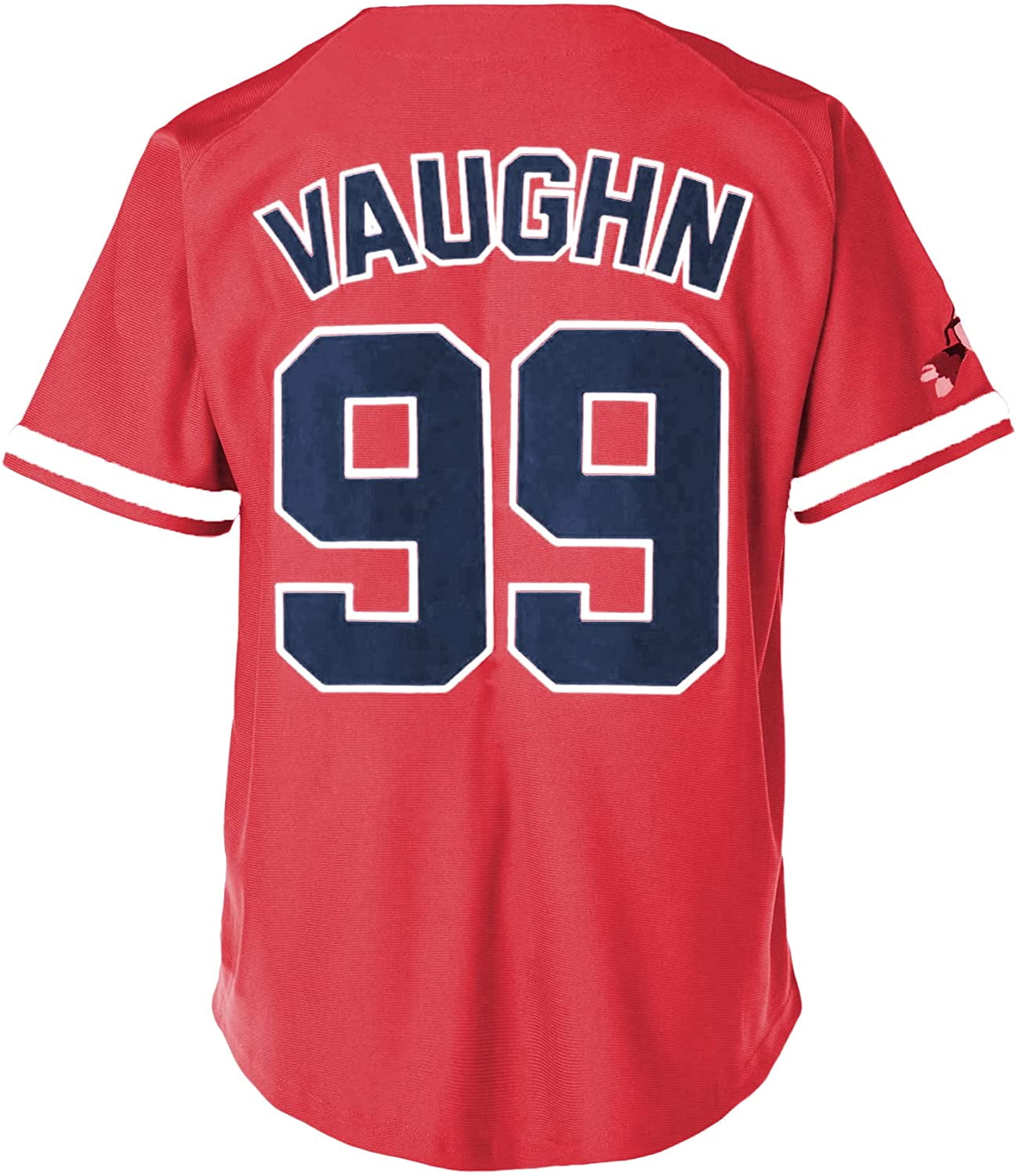 Rick Wild Thing Vaughn #99 Deluxe Embroidered Baseball Jersey