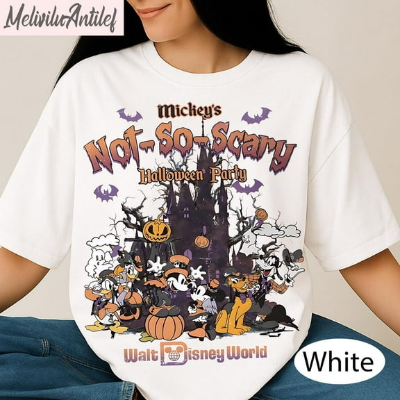 Mickey's Not So Scary Halloween Party Shirt, Disney Halloween 2025 Shirt, Walt Disney World Spooky Season Tee