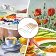 thumbnail image 6 of Uxcell HM#10 Palette Knife 29mm Width Stainless Steel Spatula Painting Pallet Knife with Wood Handle for Oil Painting Acrylic Canvas Mixing Spreading, 6 of 6