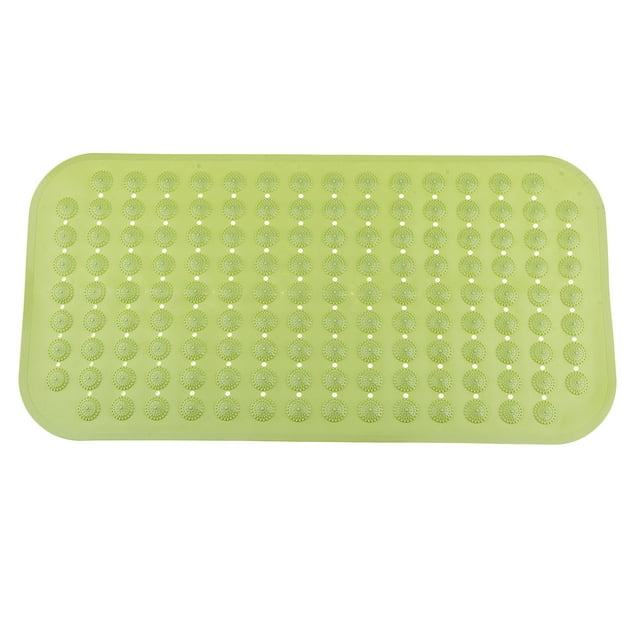 Alfombrilla de baño antideslizante Sunnimix antibacteriana para bañera Verde 71 × 35cm