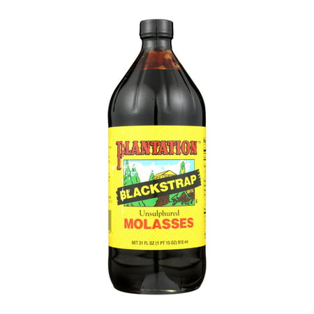 Plantation Blackstrap Molasses Syrup - Unsulphured - Case Of 12 - 31 Fl (Best Way To Eat Blackstrap Molasses)
