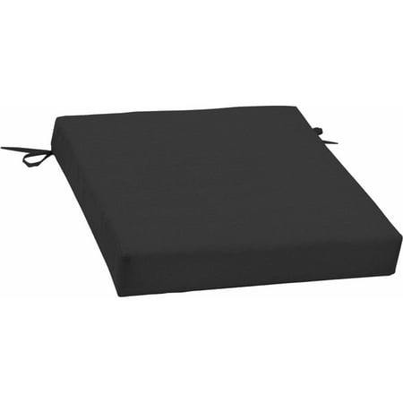 Black Seat Cushion - Better Homes & Gardens Black 21