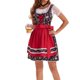 thumbnail image 4 of Vestido de Manga Corta para las Mujeres, Vestido Casual de Cuello en V de Bolsillo de Impresión de Moda Sexy Hecho de Poliéster Ligero para el Verano, Vestido de Verano para las Mujeres, 4 of 7