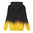 thumbnail image 4 of ICHUANYI Clearance Fashion Woman Long Sleeve Open Front Loose Outerwear Printing Blouse Coat Tops Pockets Blouse(Yellow, M) ICHUANYI WER2023081508596, 4 of 4