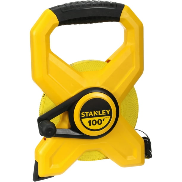 STANLEY 34790 100Foot Open Reel Fiberglass Long Tape Measure