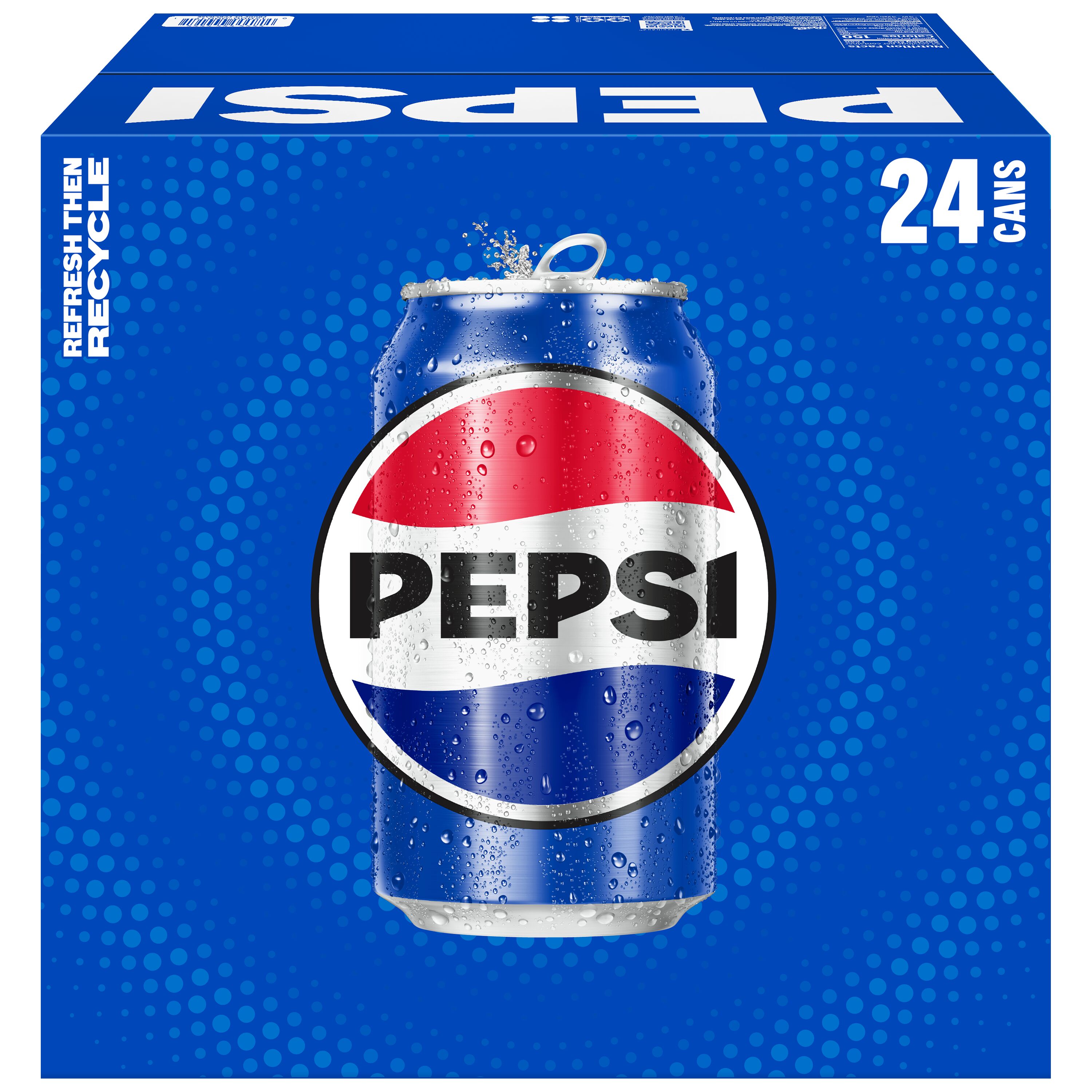Pepsi Soda Pop, 12 fl oz, 24 Pack Cans - image 2 of 6